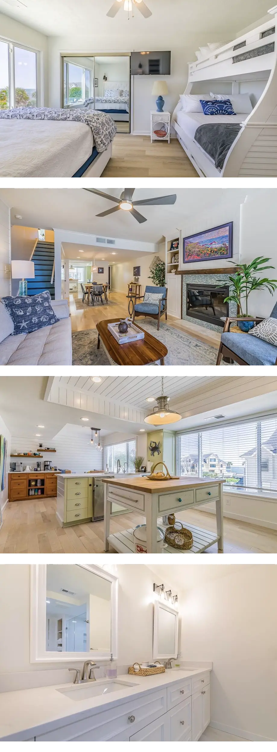 Ocean Front 3 Bedroom Villa, 4 seat golf...