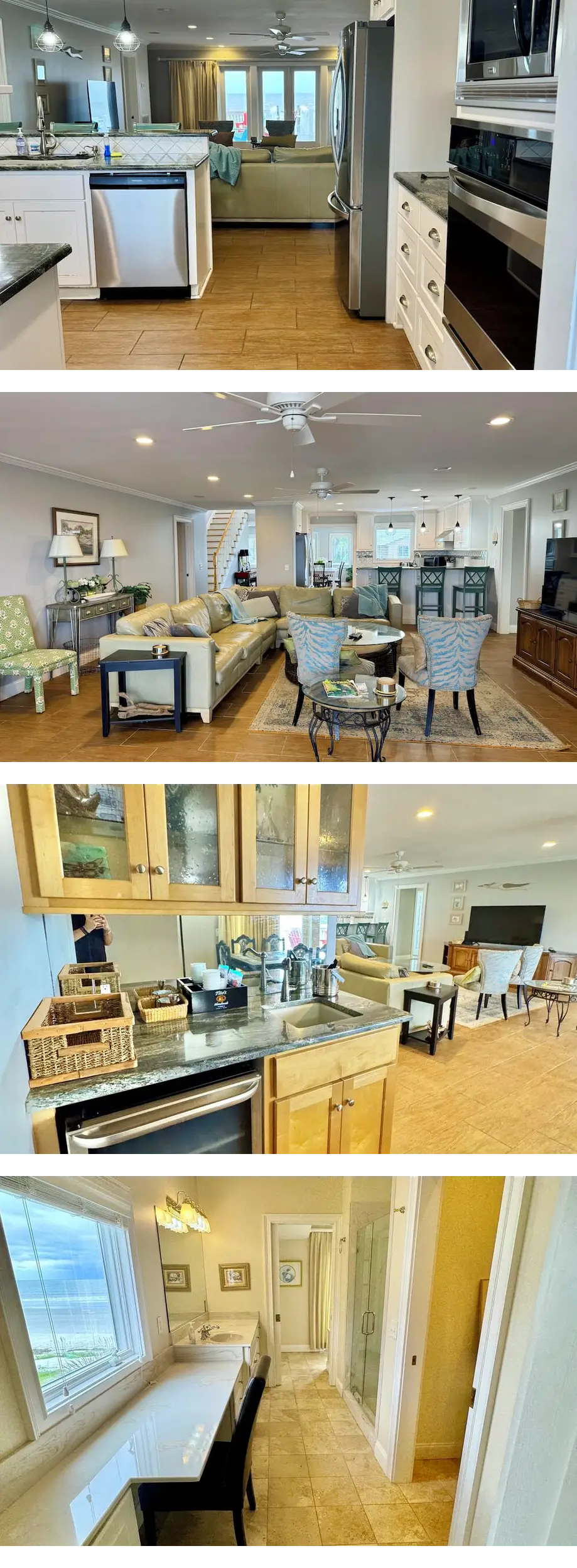 Oceanfront w/ sandy beach all day! 4100s...