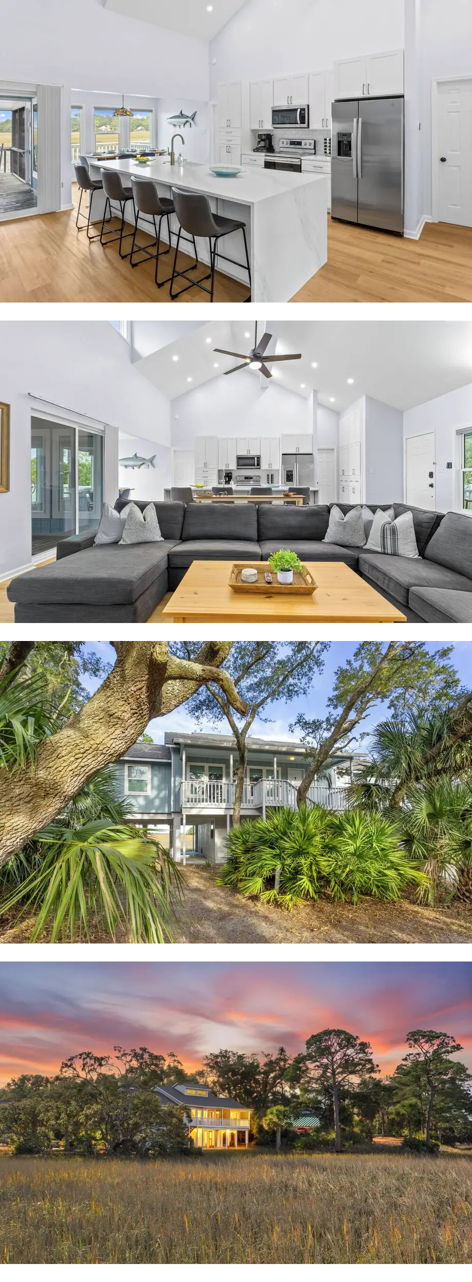 Remodeled Center Island Home, Marsh View...